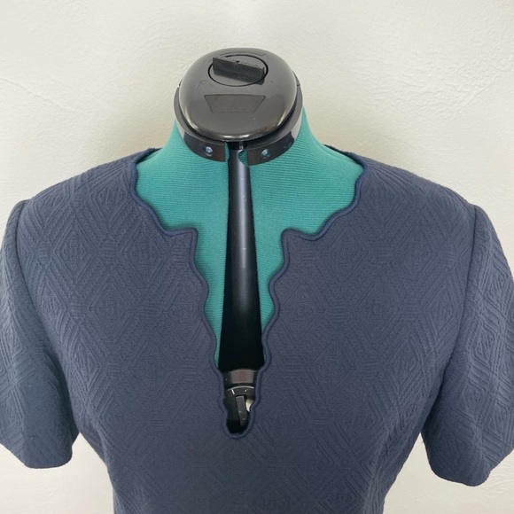 Tory Burch Bailey Dress in Tory Navy - Picture 6 of 8